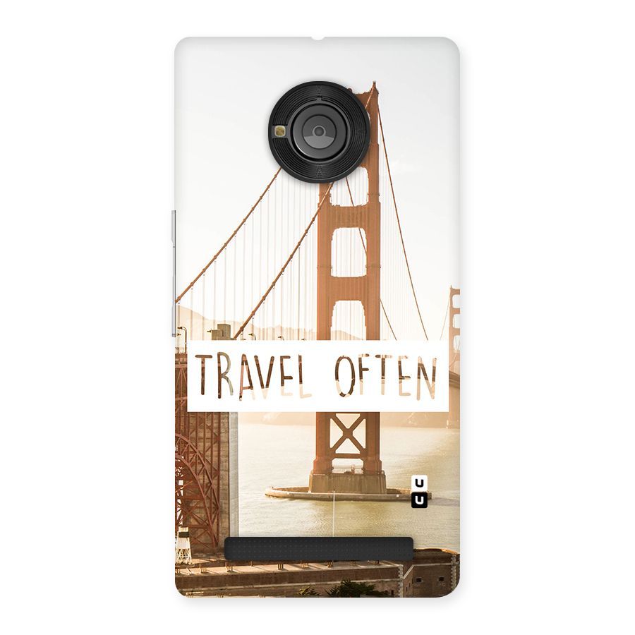 Travel Often Back Case for Yu Yunique