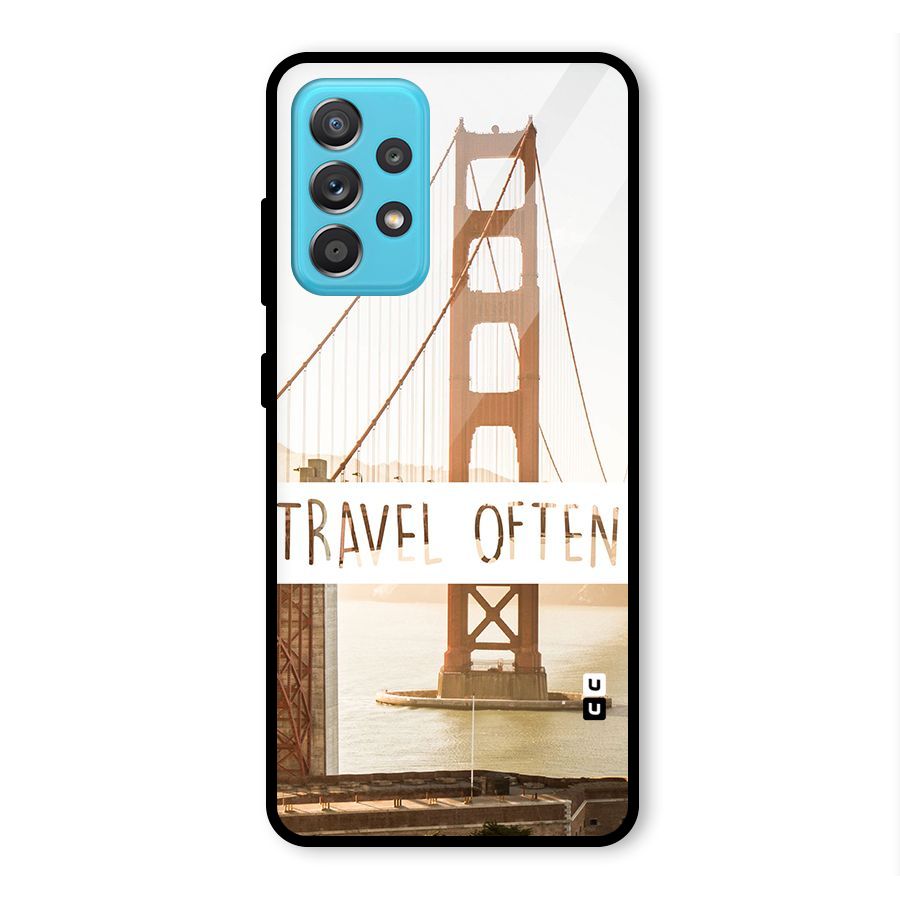 Travel Often Glass Back Case for Galaxy A52
