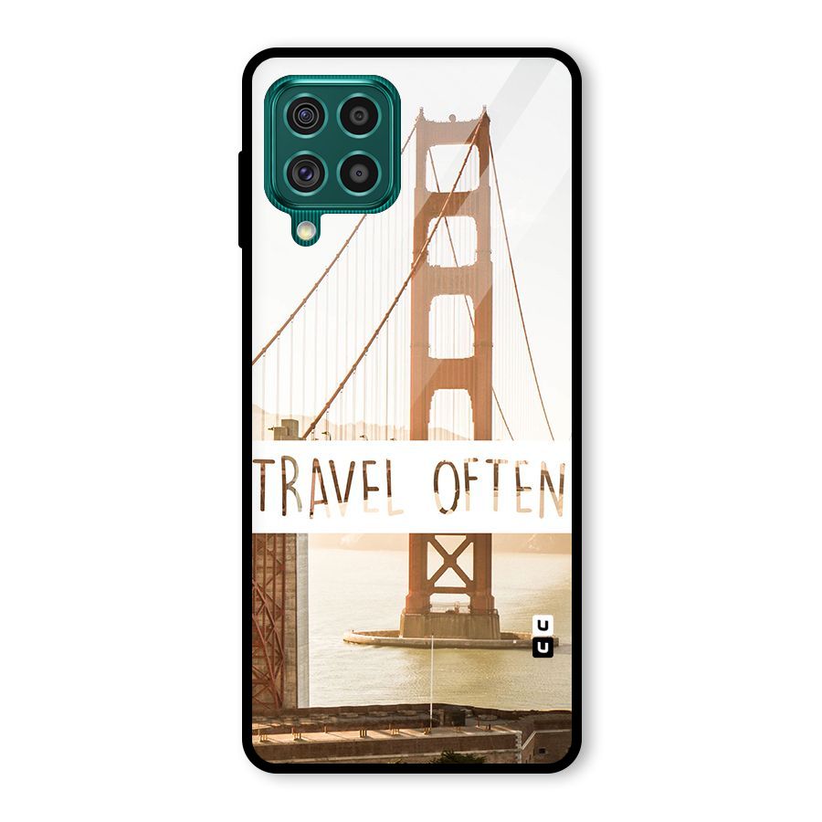 Travel Often Glass Back Case for Galaxy F62