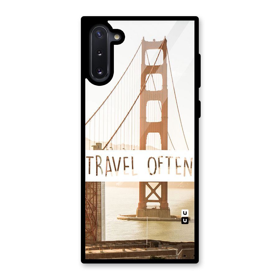 Travel Often Glass Back Case for Galaxy Note 10