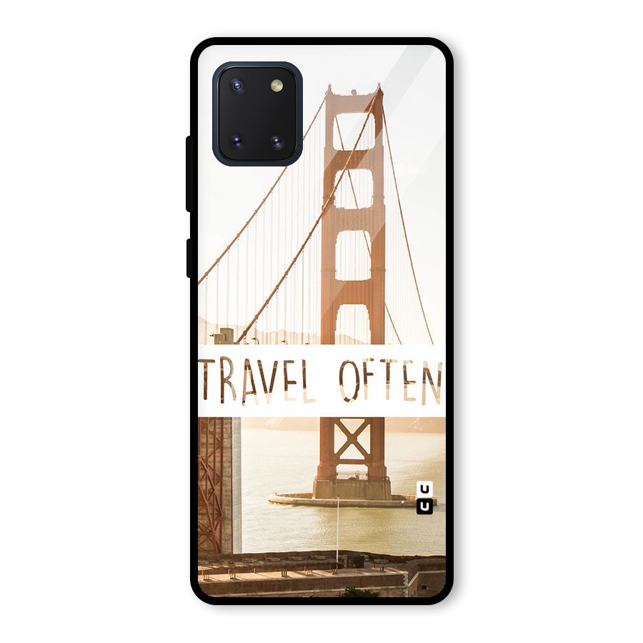 Travel Often Glass Back Case for Galaxy Note 10 Lite