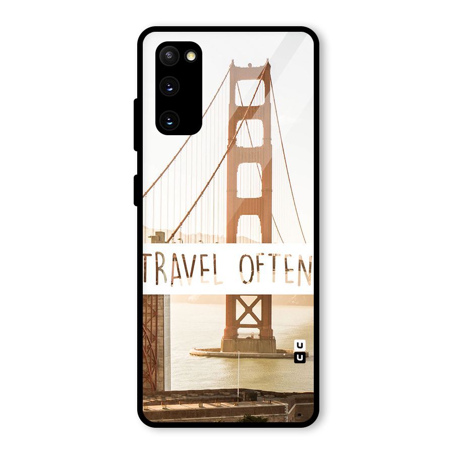 Travel Often Glass Back Case for Galaxy S20 FE 5G