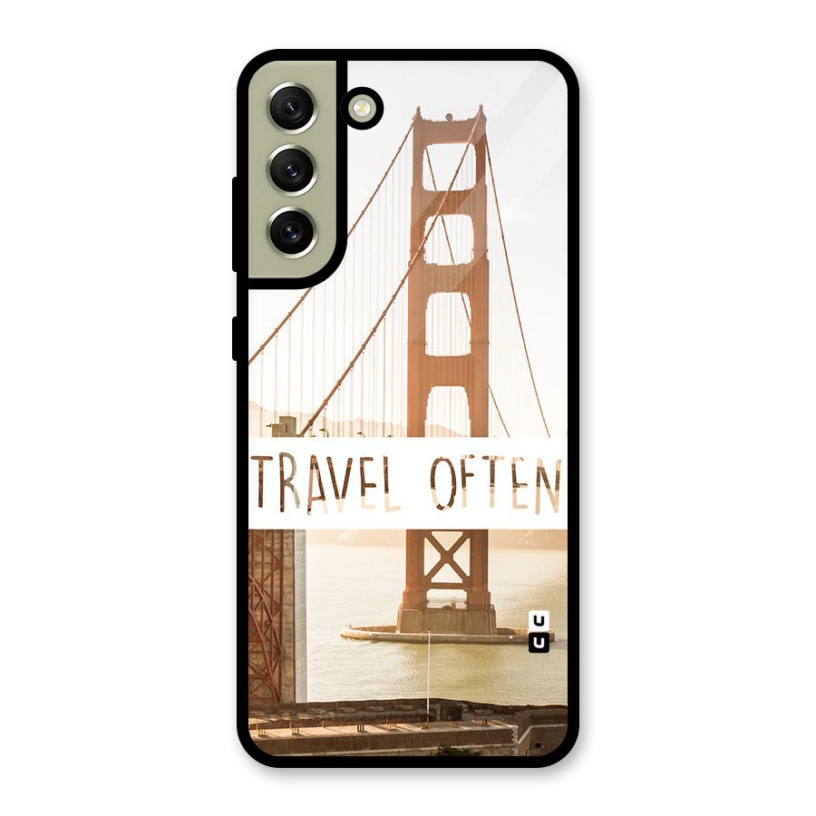 Travel Often Glass Back Case for Galaxy S21 FE 5G