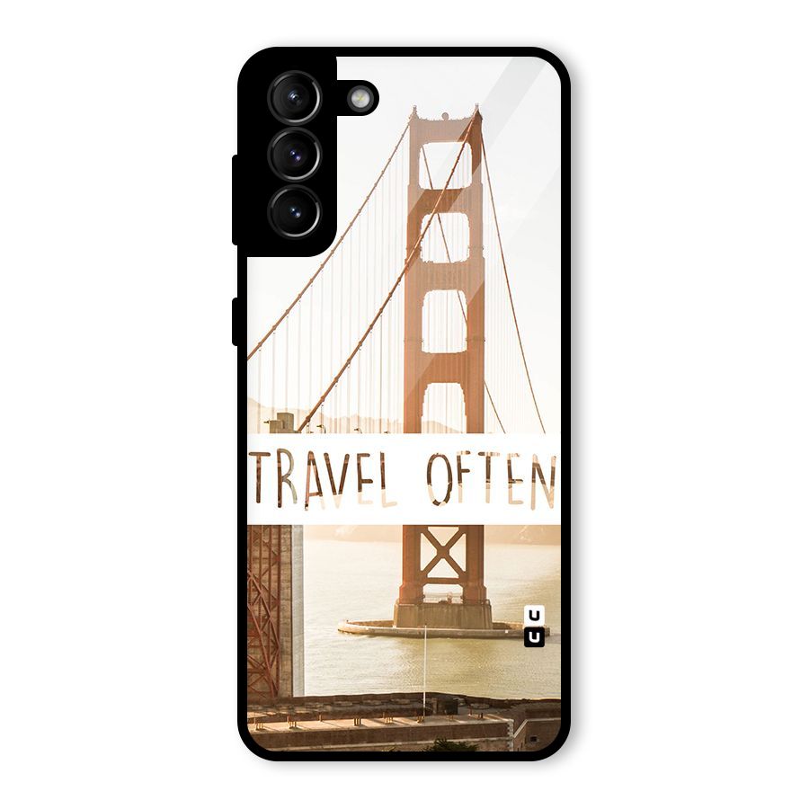 Travel Often Glass Back Case for Galaxy S21 Plus