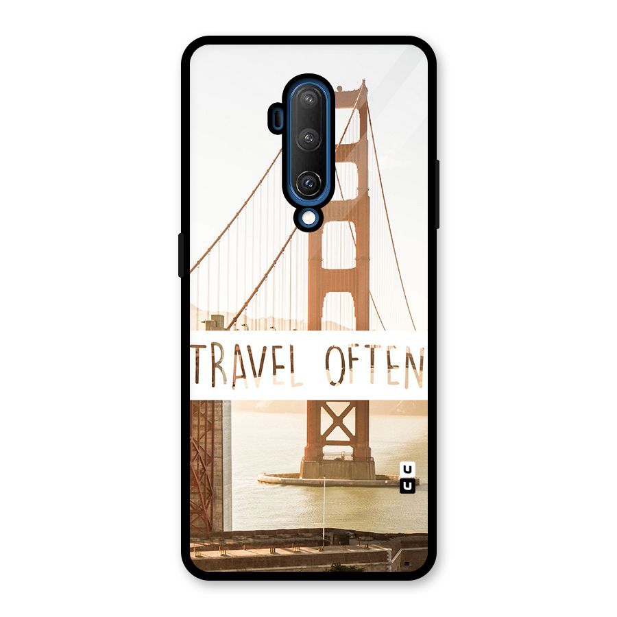 Travel Often Glass Back Case for OnePlus 7T Pro