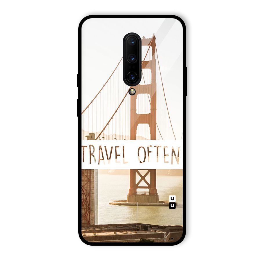 Travel Often Glass Back Case for OnePlus 7 Pro