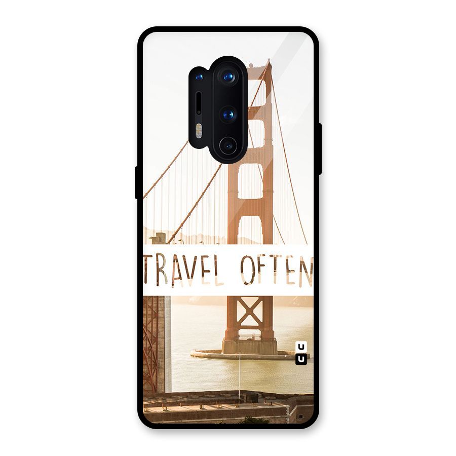 Travel Often Glass Back Case for OnePlus 8 Pro