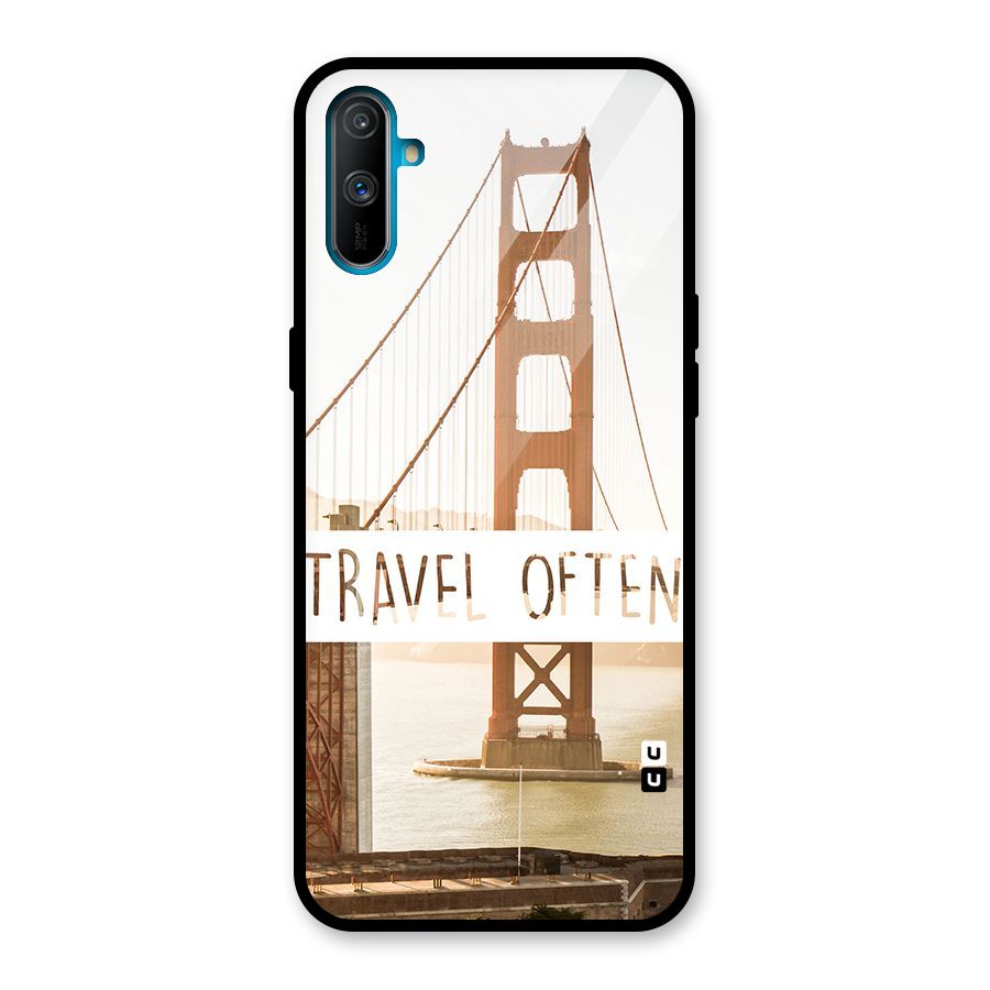 Travel Often Glass Back Case for Realme C3