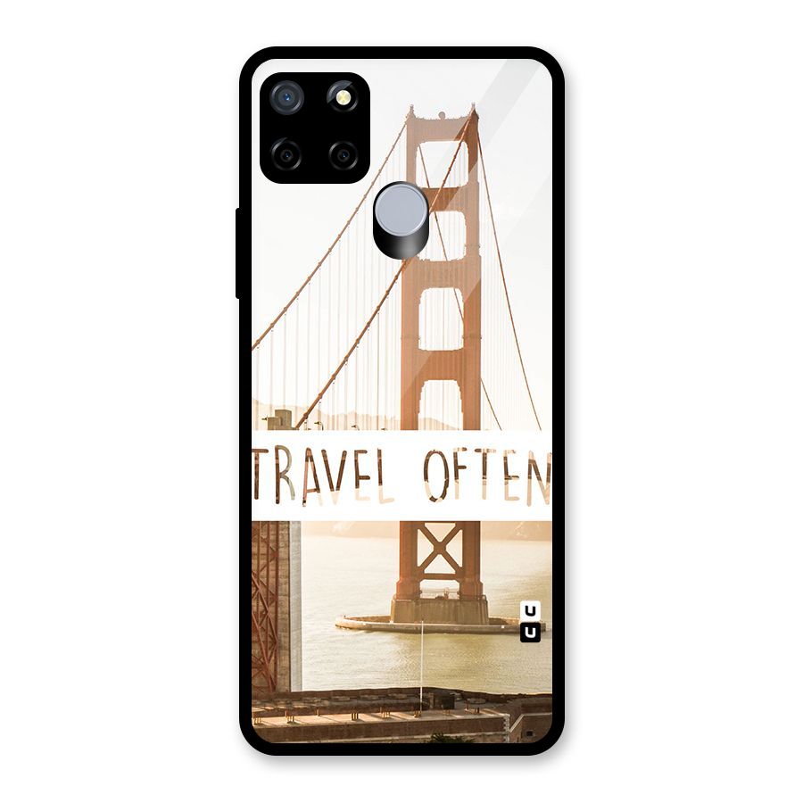 Travel Often Glass Back Case for Realme Narzo 20