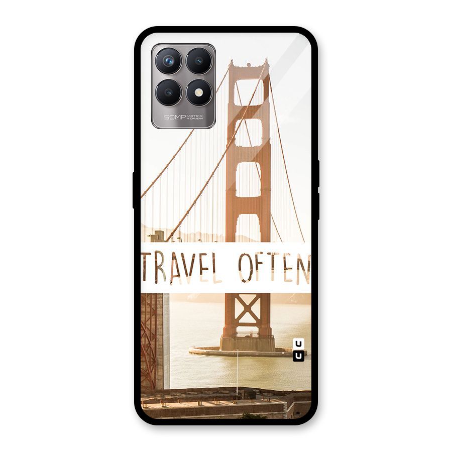 Travel Often Glass Back Case for Realme Narzo 50
