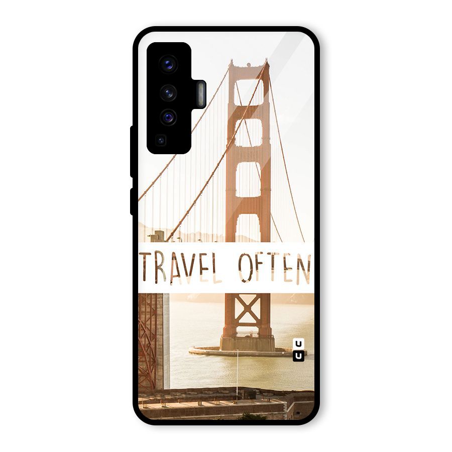 Travel Often Glass Back Case for Vivo X50