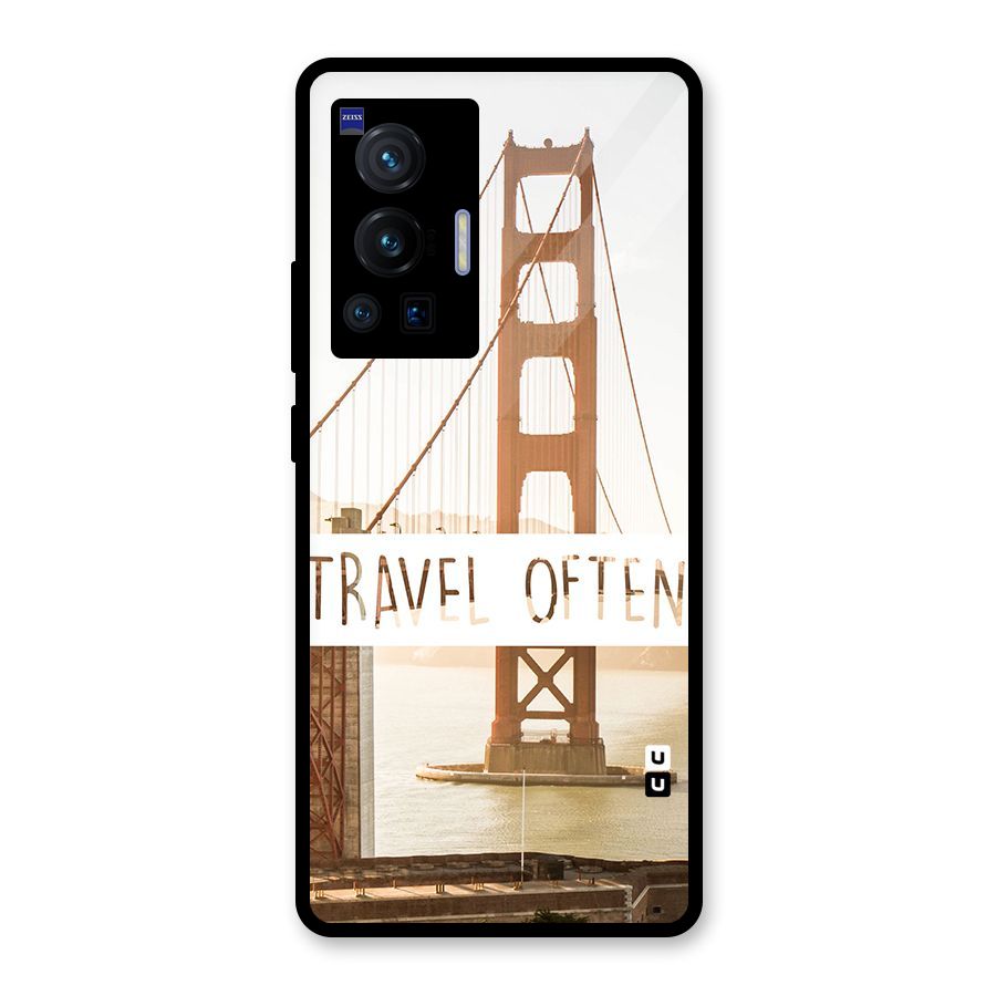 Travel Often Glass Back Case for Vivo X70 Pro
