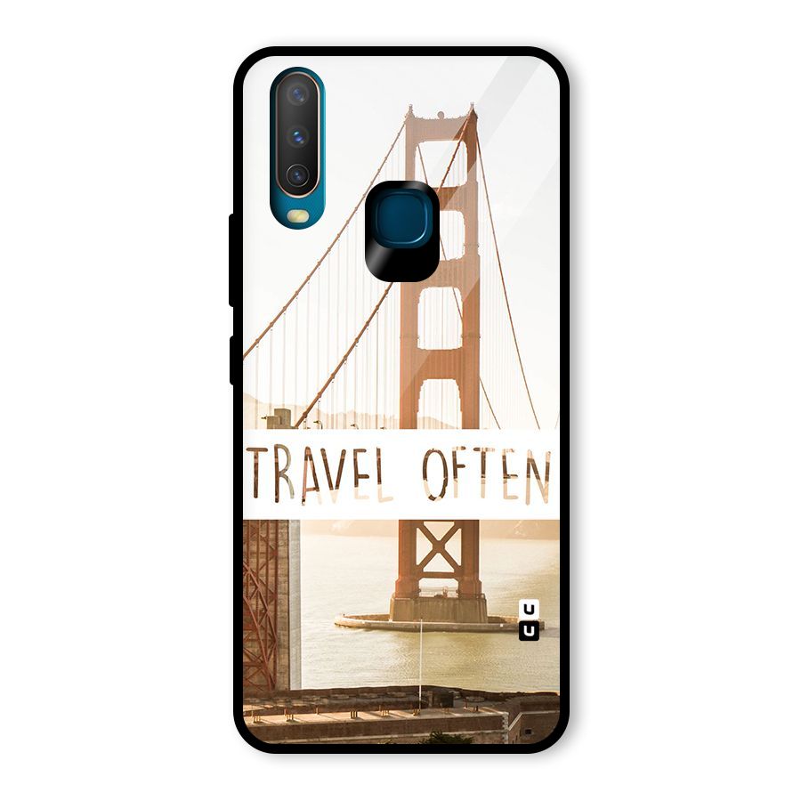 Travel Often Glass Back Case for Vivo Y12
