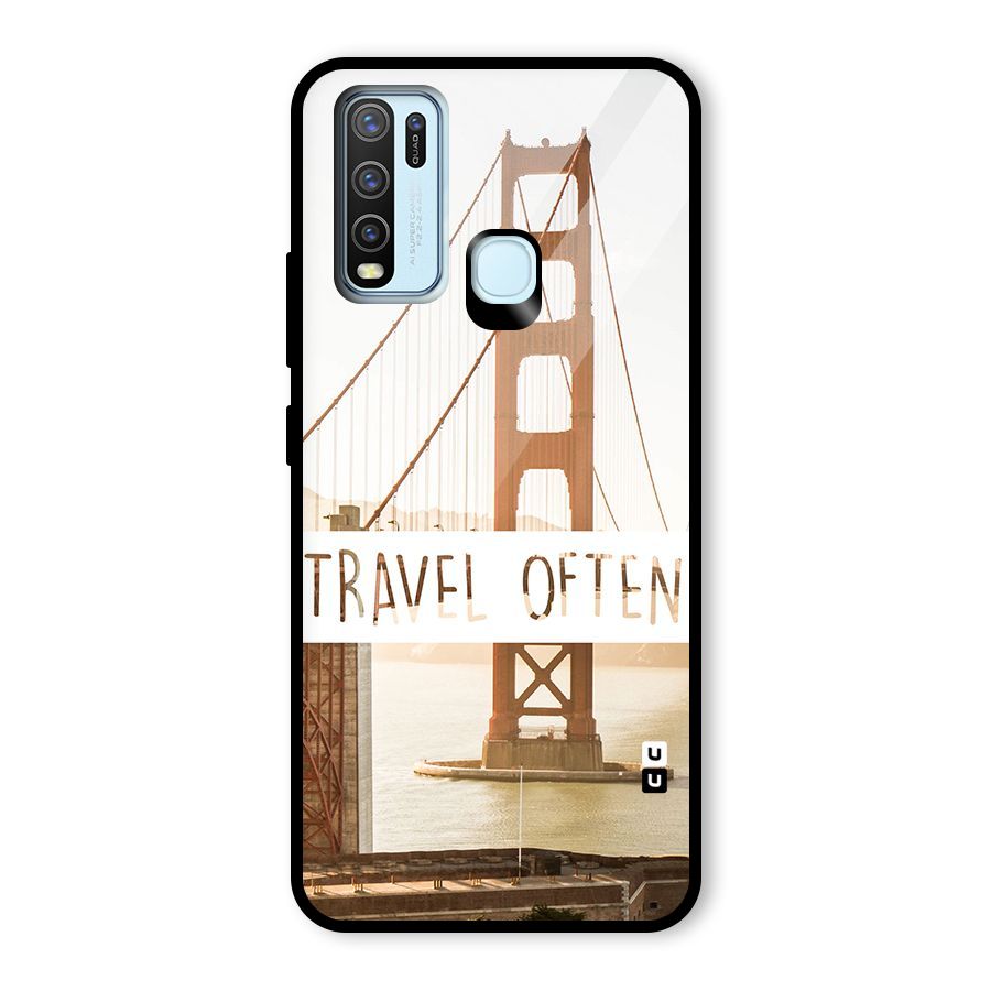 Travel Often Glass Back Case for Vivo Y30