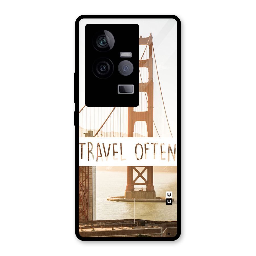 Travel Often Glass Back Case for Vivo iQOO 11 5G