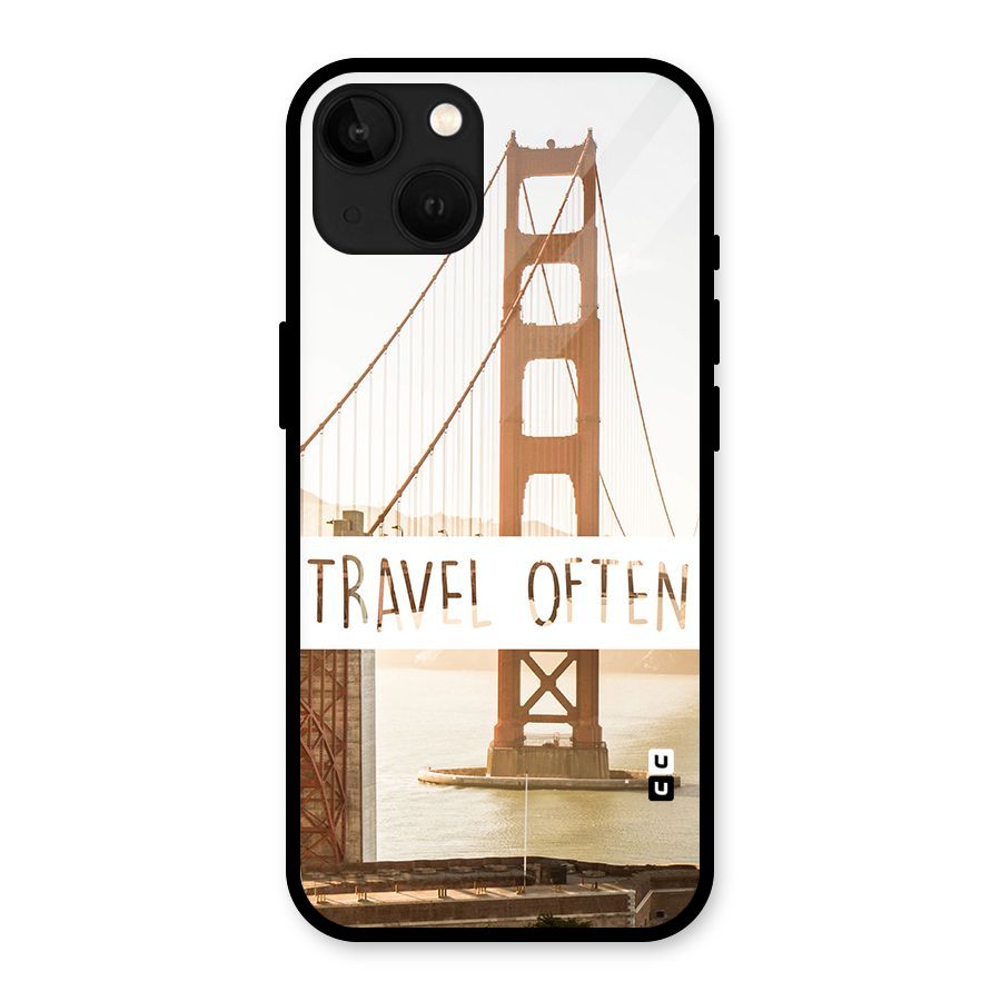 Travel Often Glass Back Case for iPhone 13