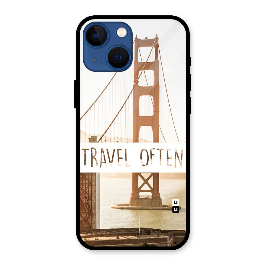 Travel Often Glass Back Case for iPhone 13 Mini