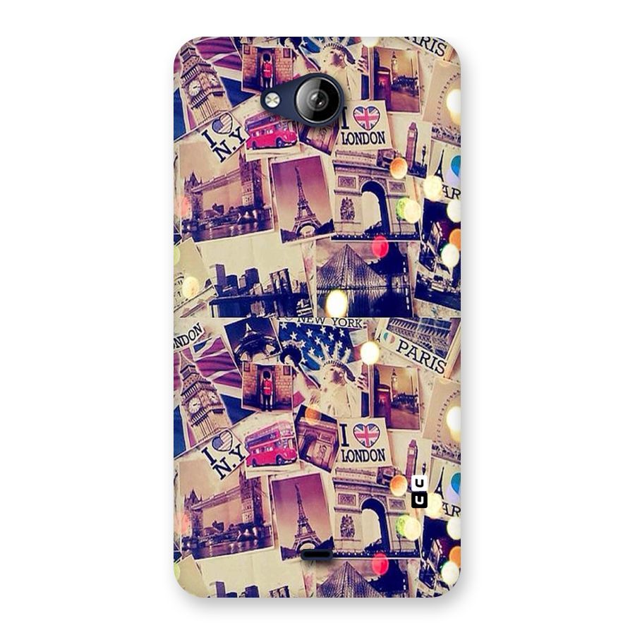 Travel Pictures Back Case for Canvas Play Q355