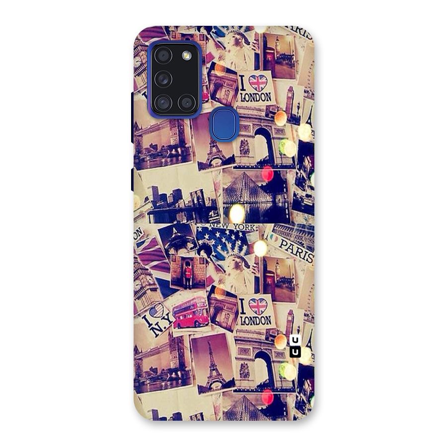 Travel Pictures Back Case for Galaxy A21s