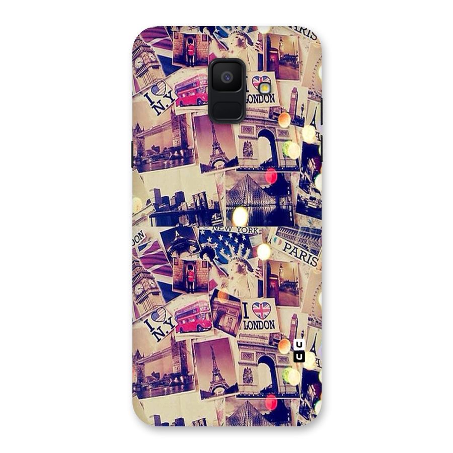 Travel Pictures Back Case for Galaxy A6 (2018)