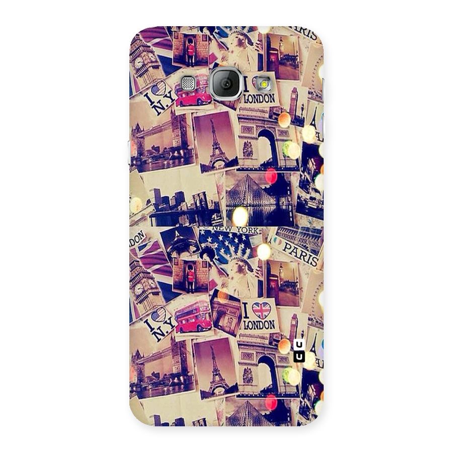 Travel Pictures Back Case for Galaxy A8