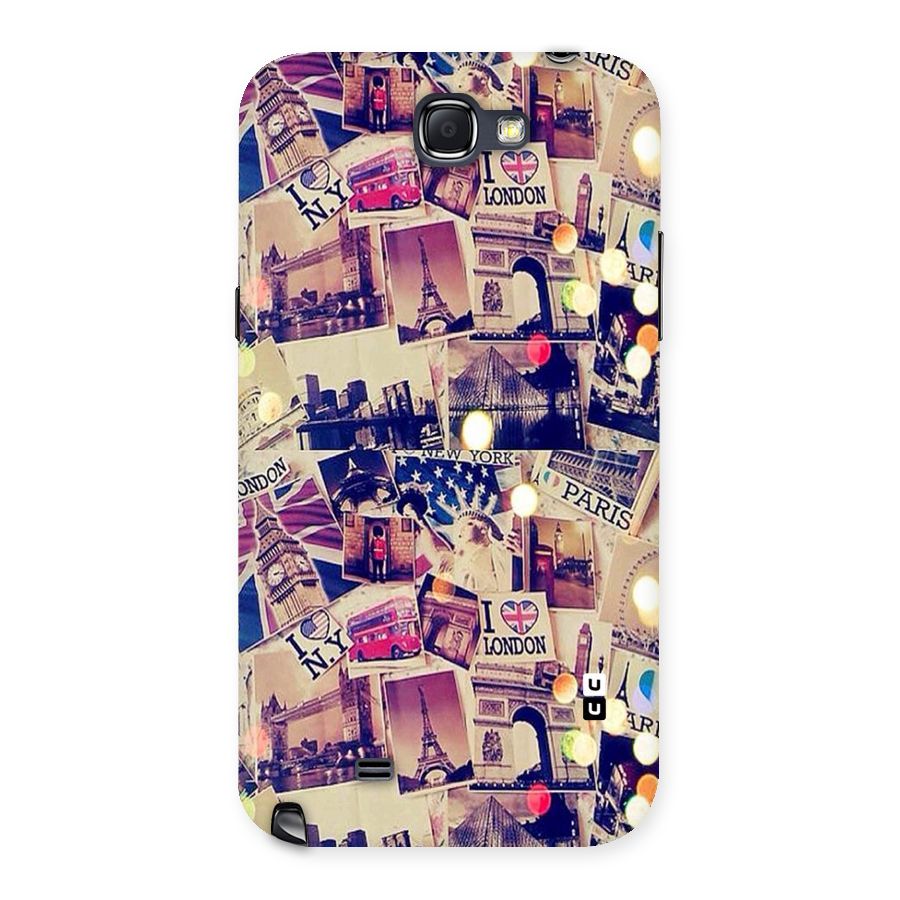 Travel Pictures Back Case for Galaxy Note 2