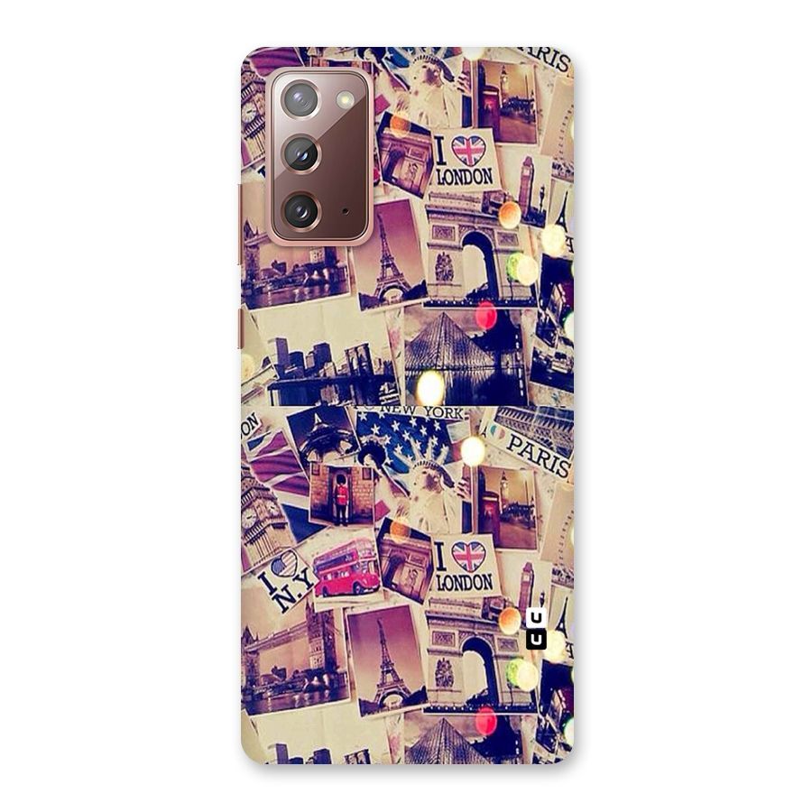 Travel Pictures Back Case for Galaxy Note 20
