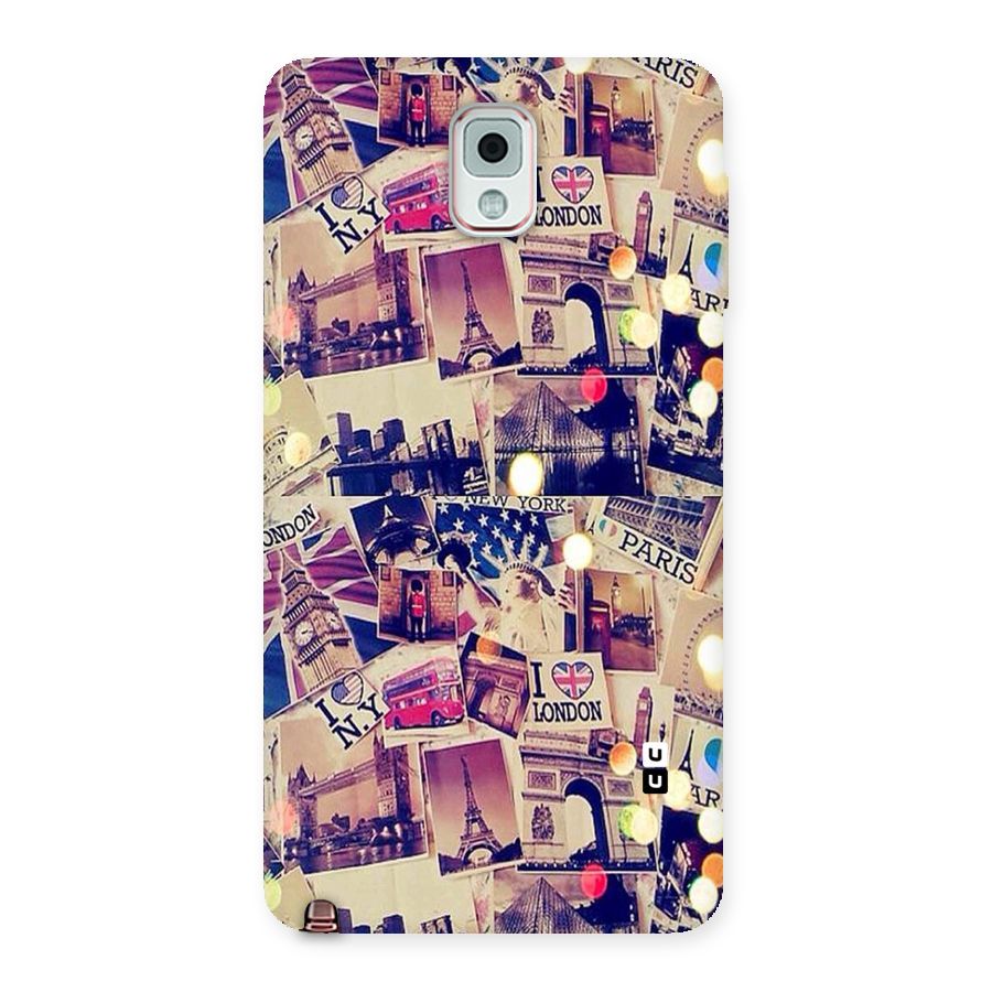 Travel Pictures Back Case for Galaxy Note 3