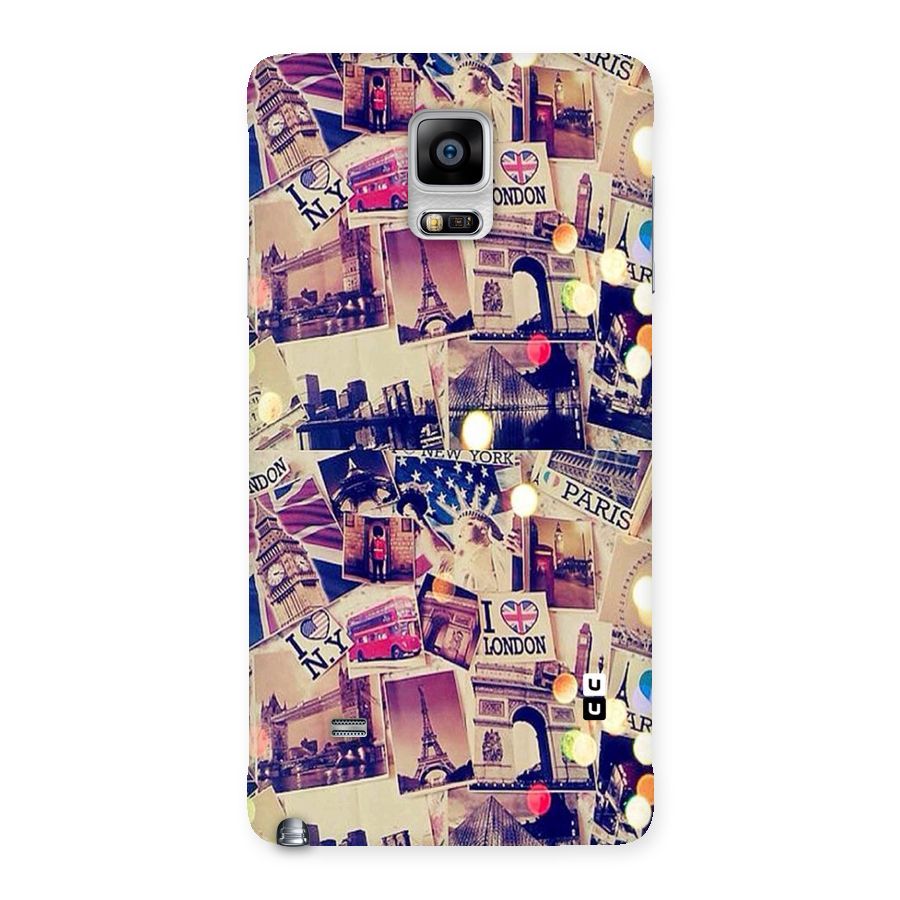 Travel Pictures Back Case for Galaxy Note 4