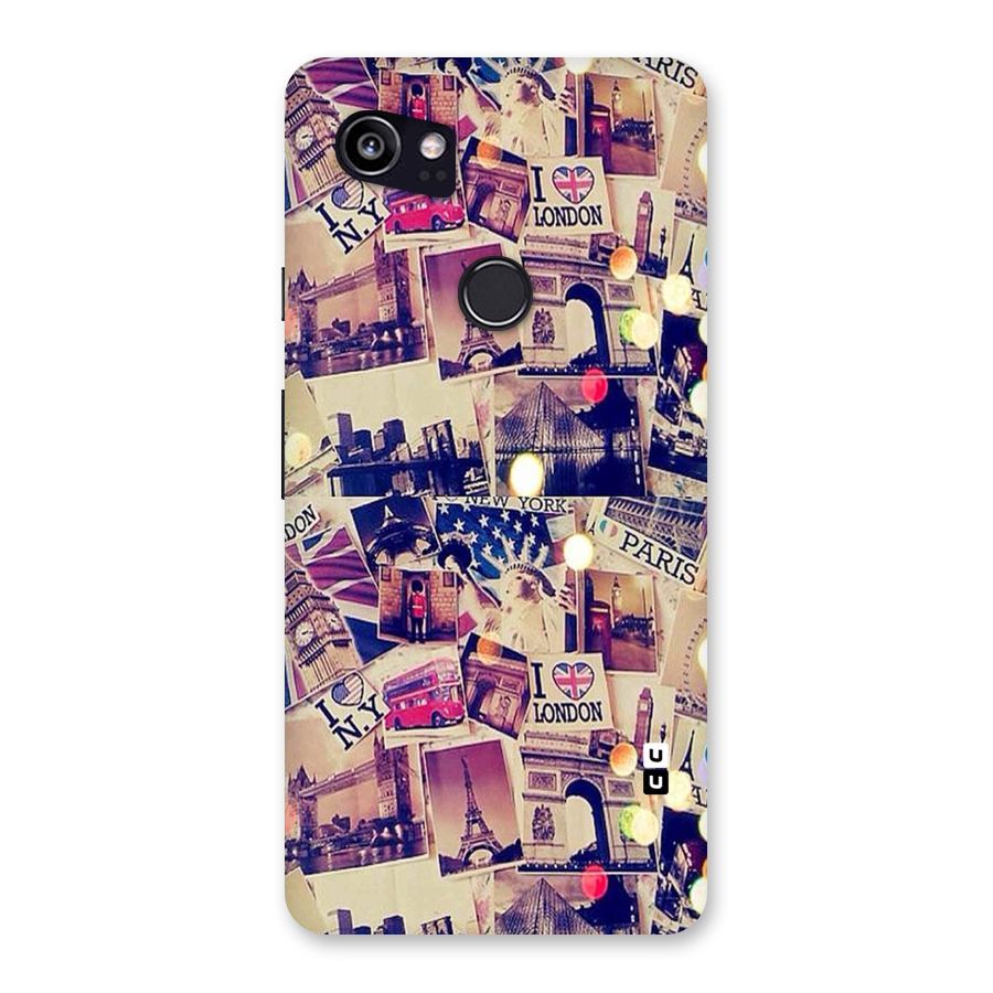 Travel Pictures Back Case for Google Pixel 2 XL