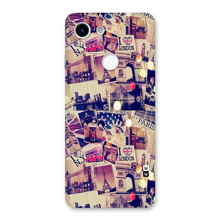 Travel Pictures Back Case for Google Pixel 3