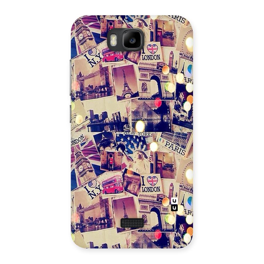 Travel Pictures Back Case for Honor Bee