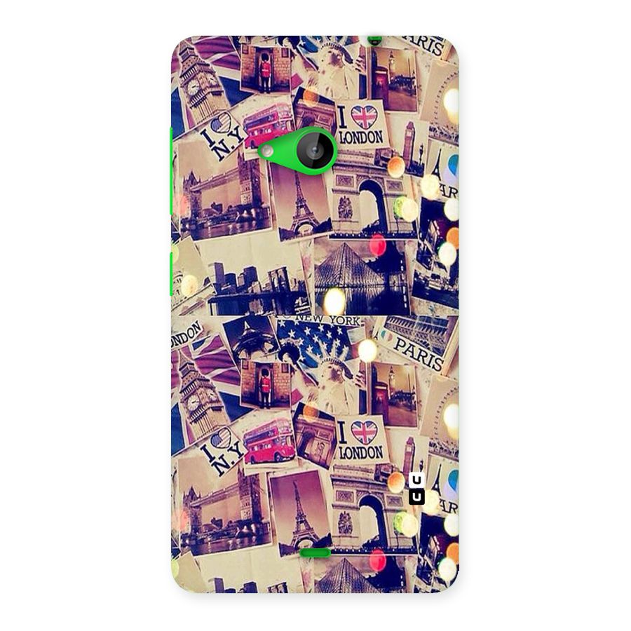 Travel Pictures Back Case for Lumia 535