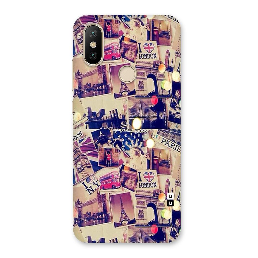 Travel Pictures Back Case for Mi A2