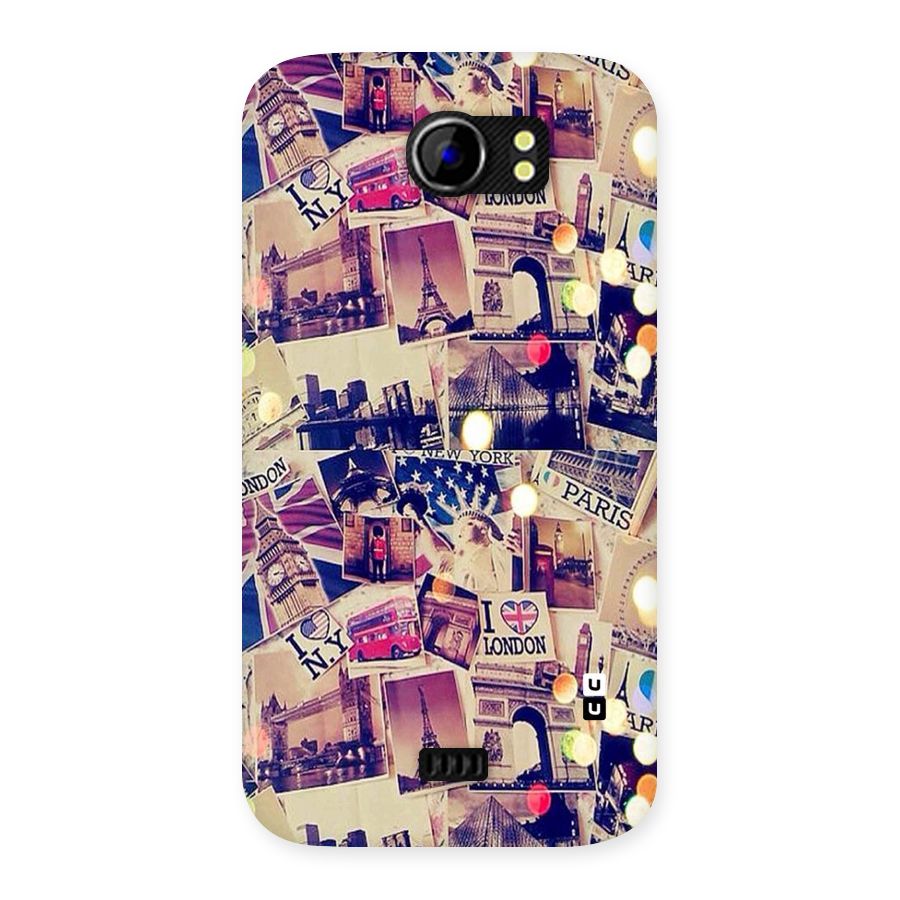 Travel Pictures Back Case for Micromax Canvas 2 A110