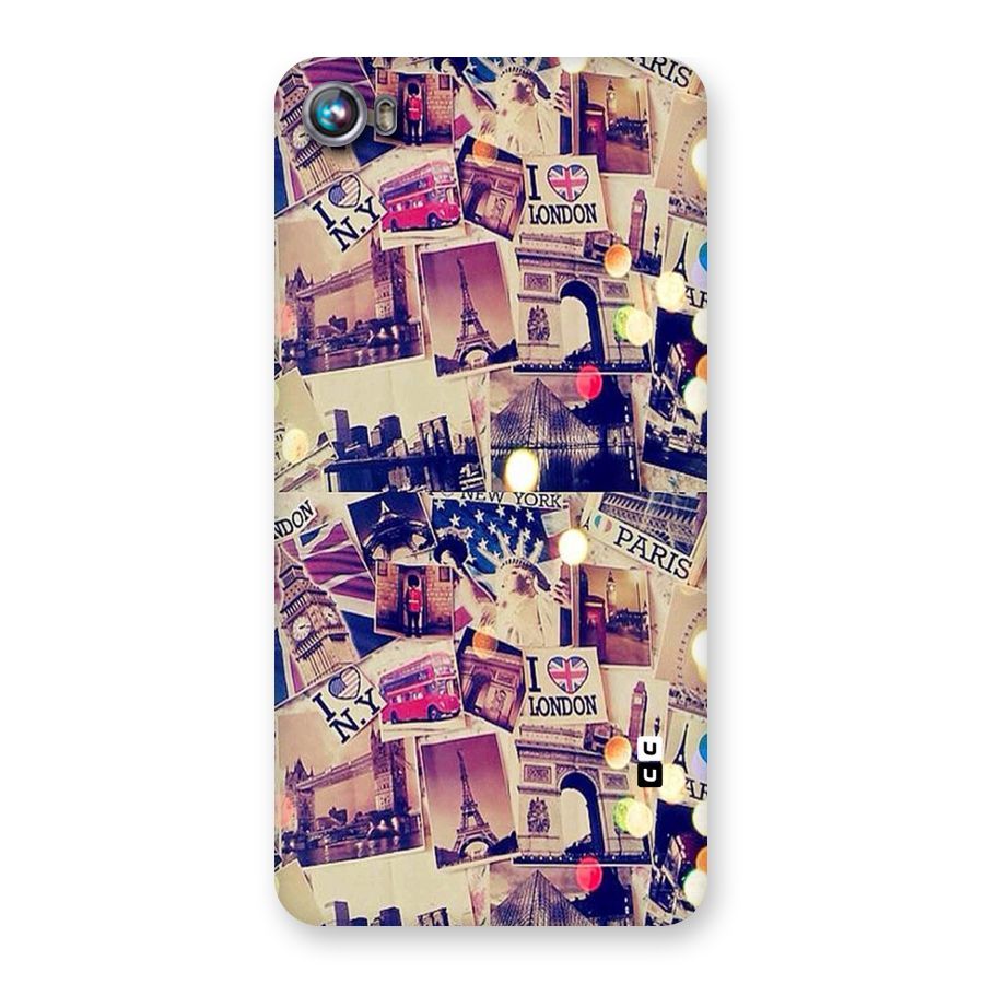 Travel Pictures Back Case for Micromax Canvas Fire 4 A107