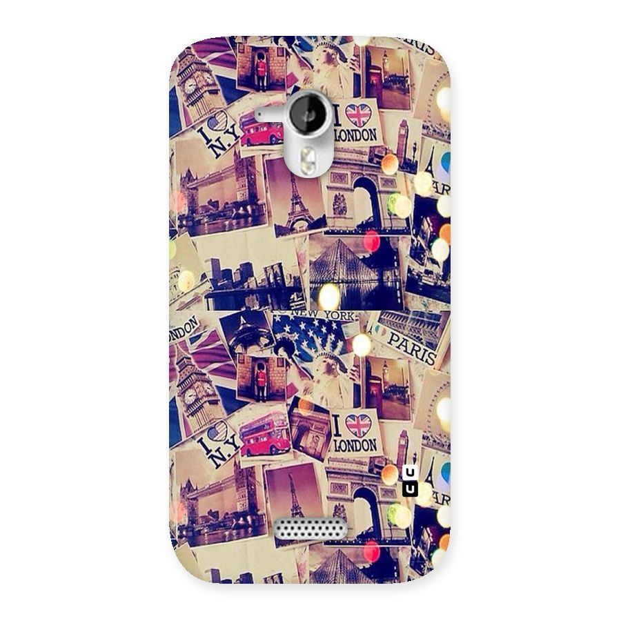 Travel Pictures Back Case for Micromax Canvas HD A116
