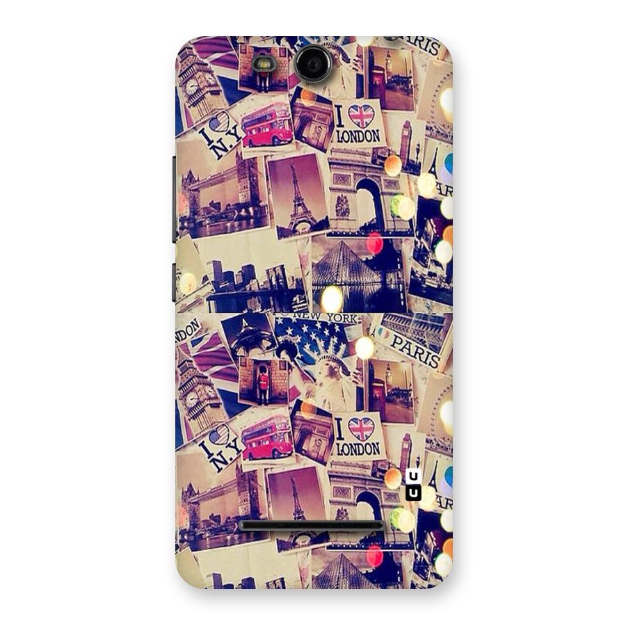 Travel Pictures Back Case for Micromax Canvas Juice 3 Q392