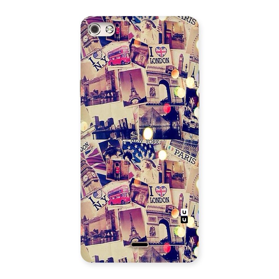 Travel Pictures Back Case for Micromax Canvas Silver 5