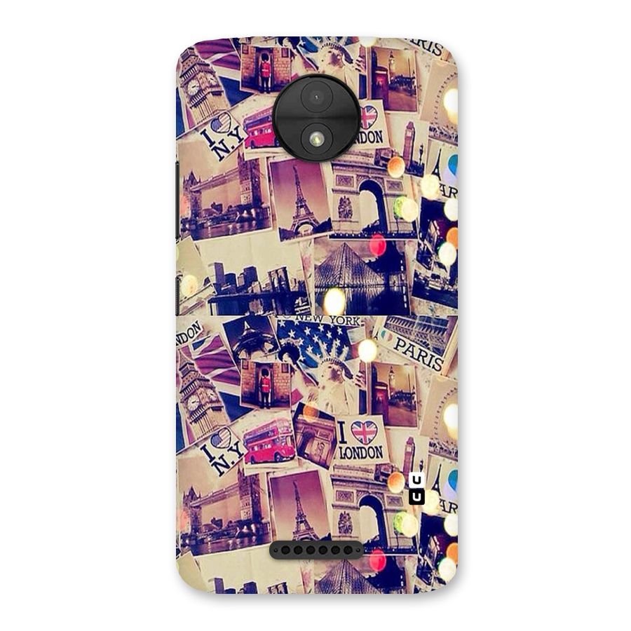 Travel Pictures Back Case for Moto C