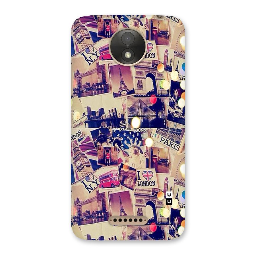 Travel Pictures Back Case for Moto C Plus