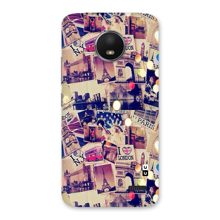 Travel Pictures Back Case for Moto E4