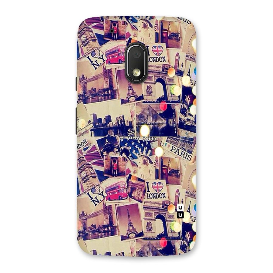 Travel Pictures Back Case for Moto G4 Play