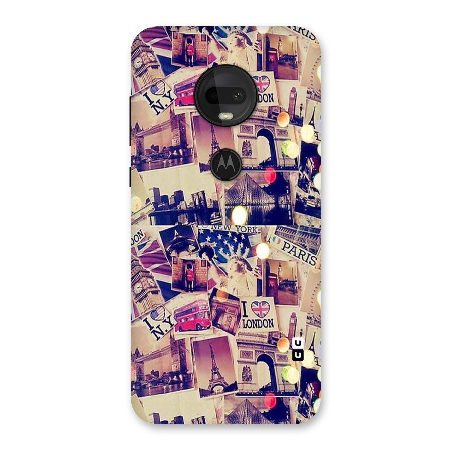 Travel Pictures Back Case for Moto G7