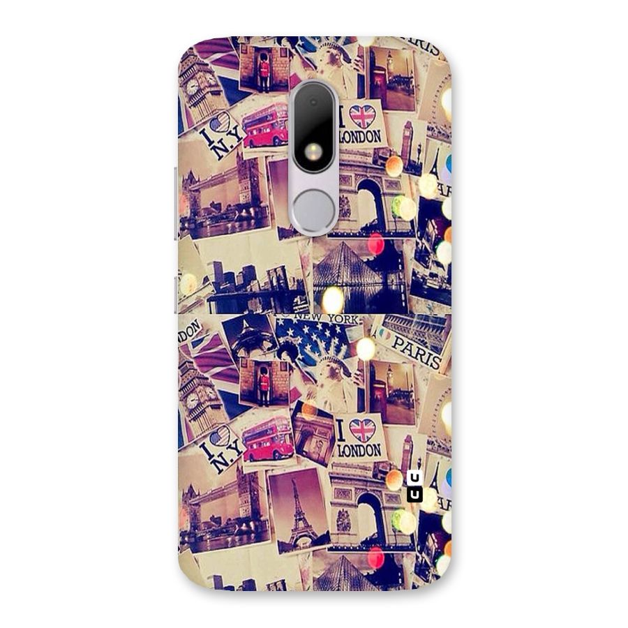 Travel Pictures Back Case for Moto M