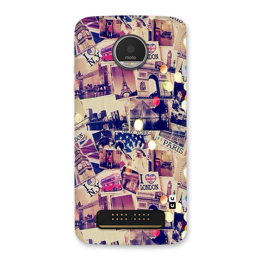 Travel Pictures Back Case for Moto Z Play