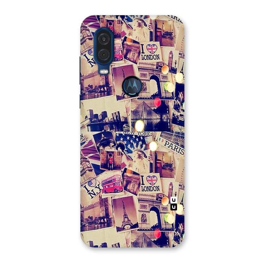 Travel Pictures Back Case for Motorola One Vision