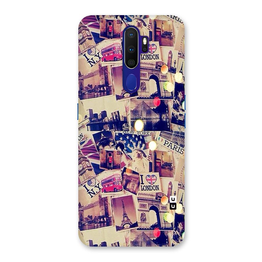 Travel Pictures Back Case for Oppo A9 (2020)