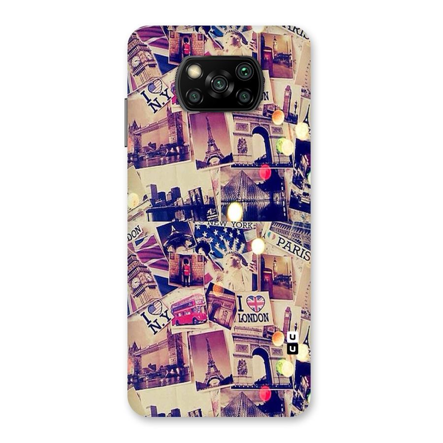 Travel Pictures Back Case for Poco X3