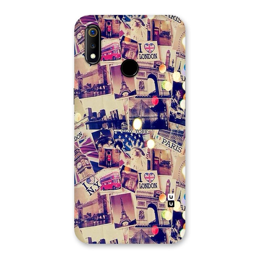 Travel Pictures Back Case for Realme 3